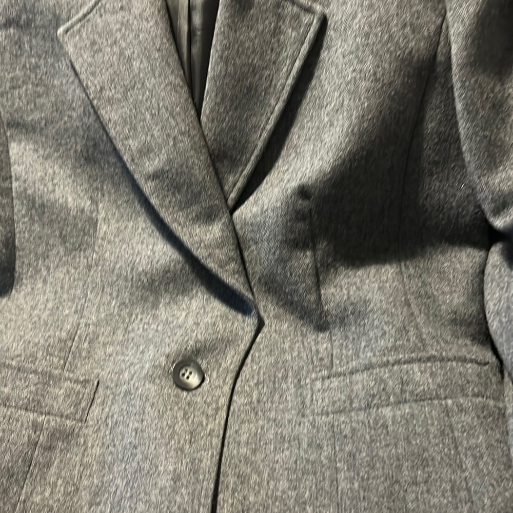 Pendleton Gray Wool Jacket Blazer With Match Pants - image 2